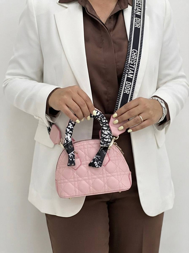 کیف ترند و شیک سفید صورتی آبی کرم